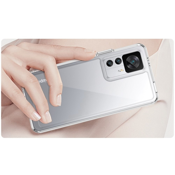 Etui do Xiaomi 12T Pro 5G, Fusion Hybrid, przezroczyste