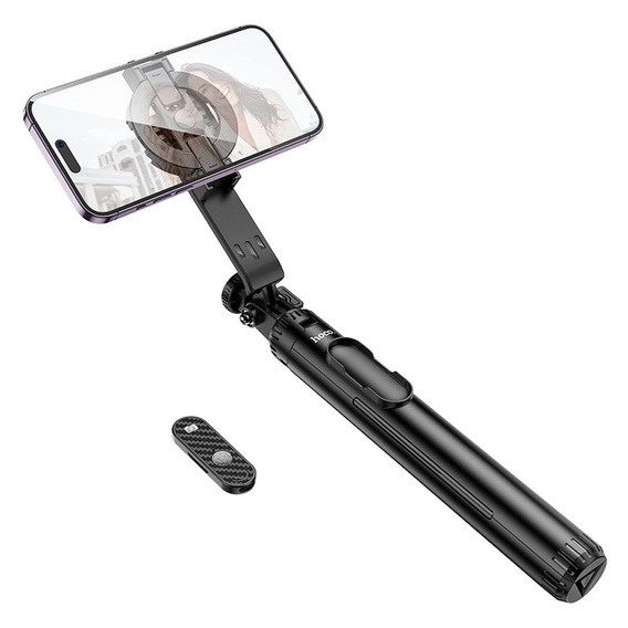 Selfie stick z pilotem bezprzewodowym i magnetycznym uchwytem