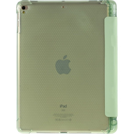 Etui do iPad 9.7" 2018/2017 (6/5 gen.) / Air 2/1 9.7" 2014/2013, Smartcase z miejscem na rysik, Zielone - jasne