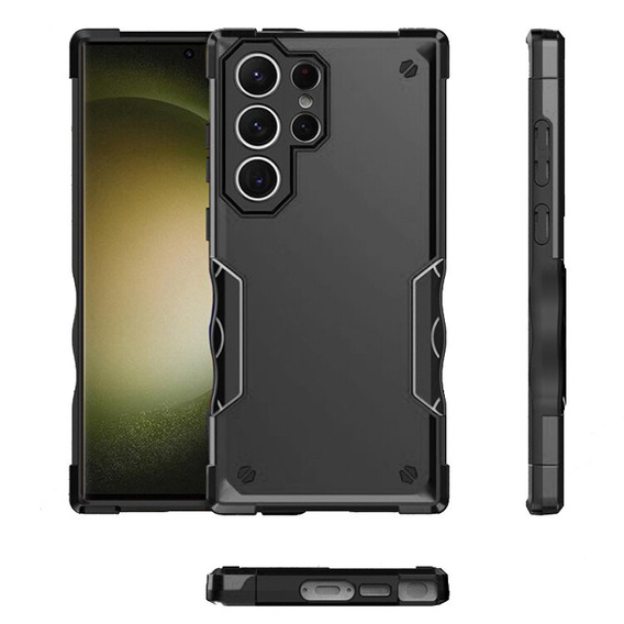 Etui pancerne do Samsung Galaxy S24 Ultra, czarne
