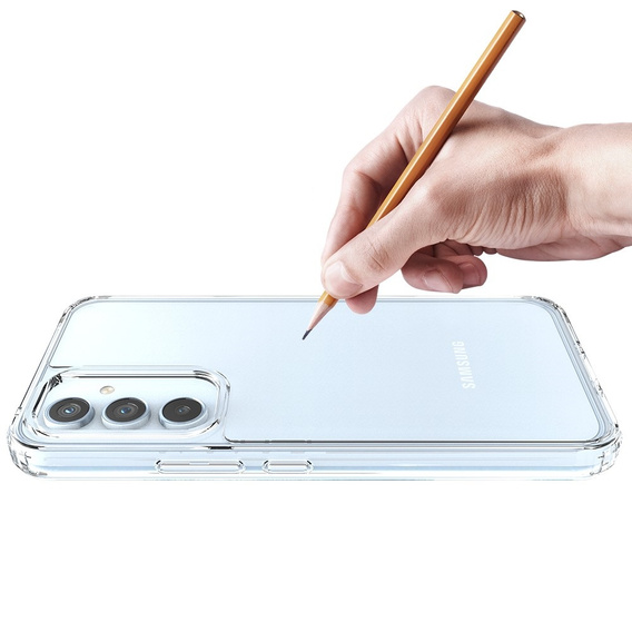 Etui + Szkło do Samsung Galaxy A54 5G, Hybrid Case, Przezroczyste