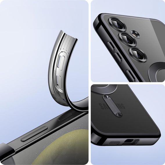 Etui do Samsung Galaxy A05s, Electro MagSafe, czarne + Szkło na ekran
