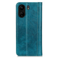 Etui do Xiaomi Redmi 13C / Poco C65, Wallet Litchi Leather, zielone