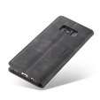 Etui CASEME do Samsung Galaxy S8, Leather Wallet Case, czarne