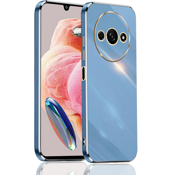 Etui do Xiaomi Redmi A3, Glamour CamShield, niebieskie