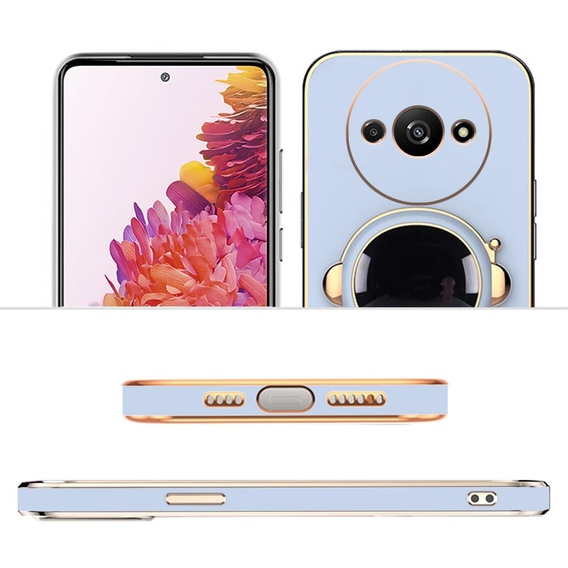 Etui do Xiaomi Redmi A3, Astronaut, niebieskie