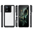 Etui do Xiaomi 13T / 13T Pro, Fusion Hybrid, przezroczyste / czarne
