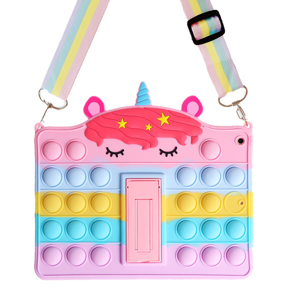 Etui dla dzieci do iPad 9.7" 2018/2017 (6/5 gen.), Bubble, wielokolorowe