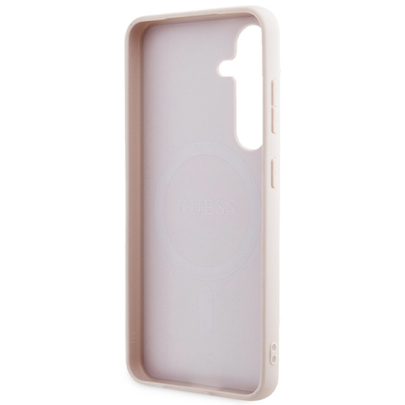Etui Guess HC MagSafe PU 4G Ring Classic Logo do Samsung Galaxy S24