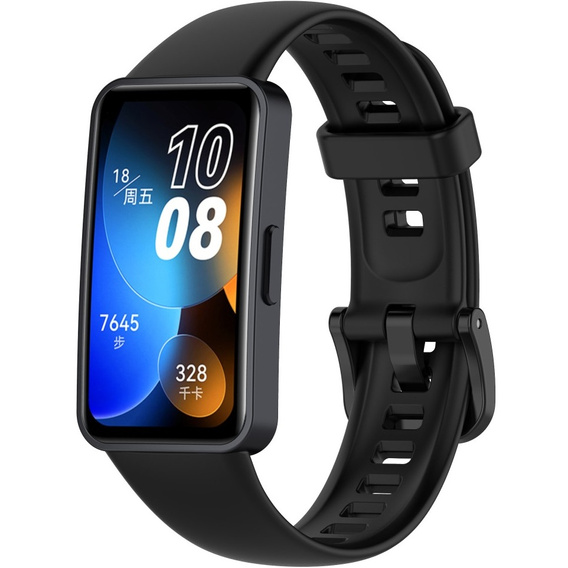 4x Pasek Silikonowy do Huawei Band 8 / Huawei Band 9 / Huawei Band 10, Czarny, Granatowy, Zielony, Niebieski