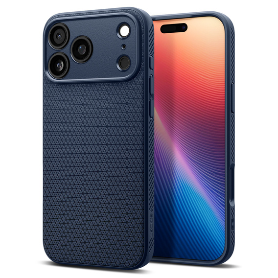 Etui Spigen Liquid Air do iPhone 17 Pro, Navy Blue
