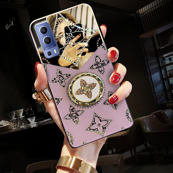 Etui Fashion do Vivo Y52 5G / Y72 5G, fioletowe
