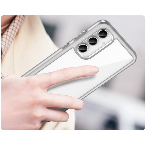Etui do Samsung Galaxy S23 FE, Fusion Hybrid, przezroczyste