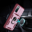 Etui pancerne do Samsung Galaxy S20 FE, CamShield Slide, różowe