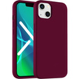Etui do iPhone 14, Silicone Lite, czerwone