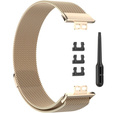 Pasek Bransoleta Milanese do Huawei Watch Fit, Szampański