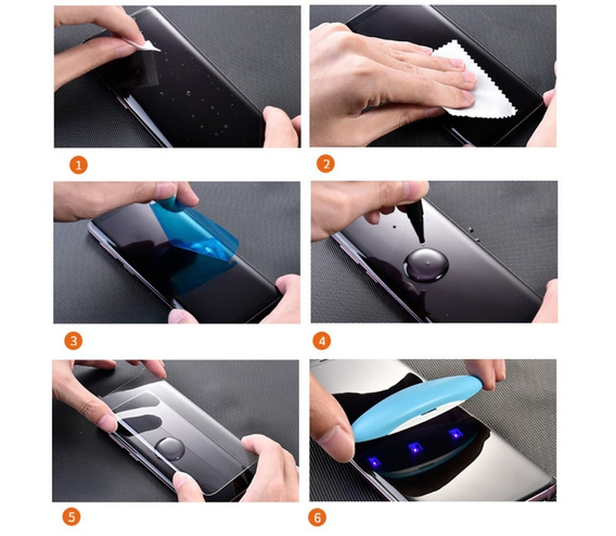 MOCOLO UV Liquid Film 3D Curved – szkło hartowane do OnePlus 12 5G z pełnym zakrzywionym pokryciem