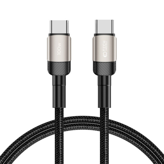 Tech-Protect Kabel UltraBoost Evo Type-C PD 100W/5A 100cm, Tytanowy