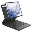 Etui z klawiaturą do Samsung Galaxy Tab S10+/S9 FE+ Plus/S9+/ S8+/ S7+/ S7 FE, Dexnor Magnetic Keyboard Touchpad, czarne