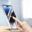 Etui do iPhone 14 Pro, Shockproof, z folią, przezroczyste