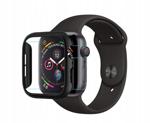 Etui SPIGEN do Apple Watch 4/5/6/SE 44MM, Thin Fit, Czarne