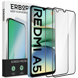 2x Szkło Hartowane ERBORD 3D do Xiaomi Redmi A5 – ochrona całego ekranu