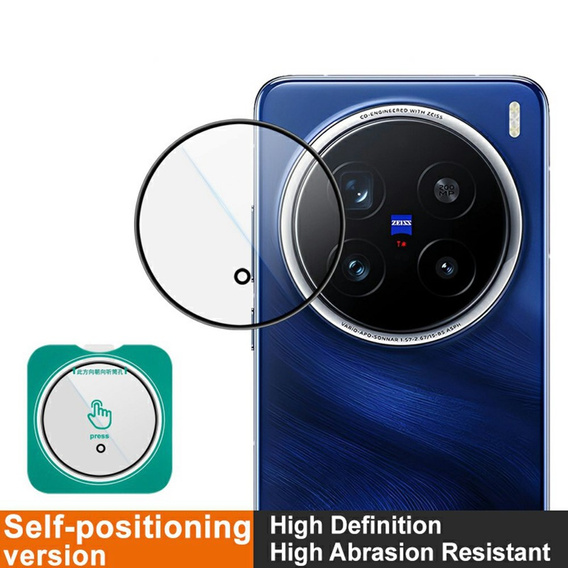 IMAK Szkło na obiektyw do Vivo X200 Pro 5G – z ramką do łatwego montażu