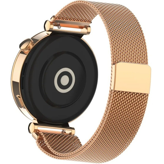 Bransoleta uniwersalna milanese 18mm, Różowa rose gold
