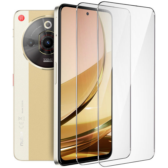 2x Szkło Hartowane ERBORD 9H Hard Glass do Nubia Focus Pro 5G – codzienna ochrona w eleganckim wydaniu