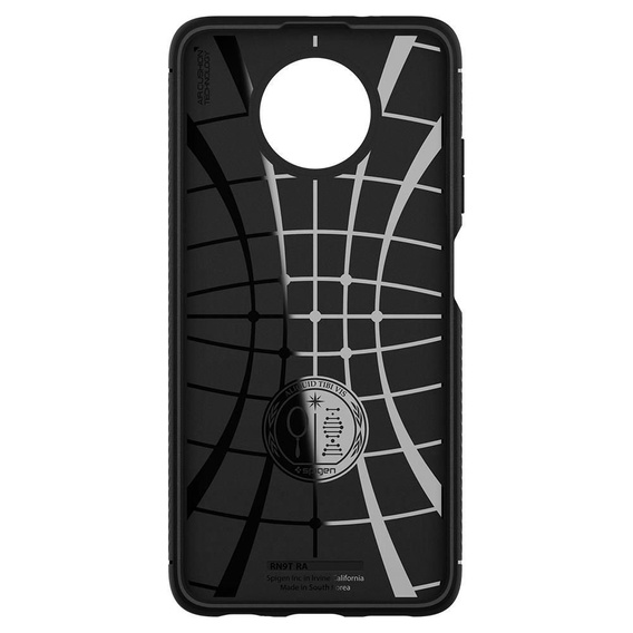Etui Spigen do Xiaomi Redmi Note 9T 5G, Rugged Armor, czarne