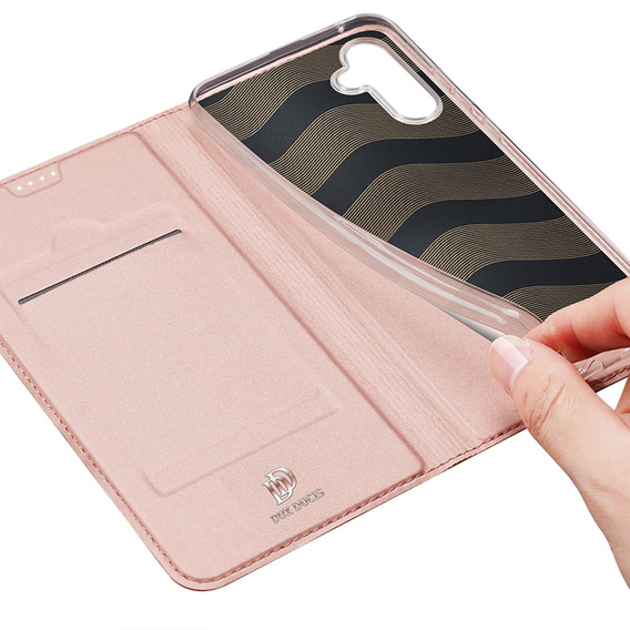 Etui Dux Ducis do Samsung Galaxy A54 5G, Skinpro, różowe rose gold