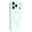Etui silikonowe do iPhone 17 Pro, do MagSafe, antywstrząsowe, zielone
