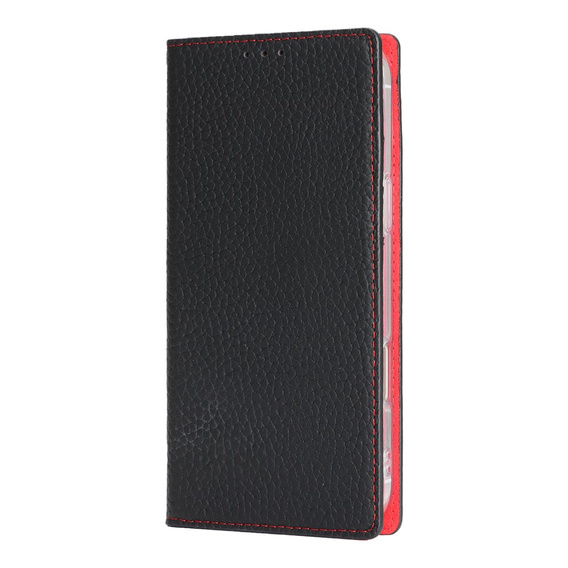 Etui z klapką Litchi Skin Grain do iPhone 17 Pro