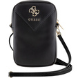 Torebka na telefon Guess Zip Leather Triangle 4G