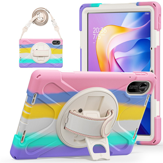 Etui dla dzieci do Xiaomi Redmi Pad 2, pancerne, wielokolorowe