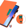 Etui do Lenovo Tab M10 Plus 10.6 Gen 3, z klapką, animal, pomarańczowe