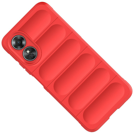 Etui do Oppo A17, Gaming Shockproof, czerwone