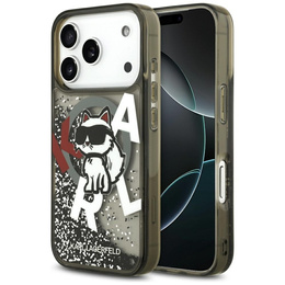Etui Karl Lagerfeld Liquid Glitter Choupette MagSafe do iPhone 17 Pro Max