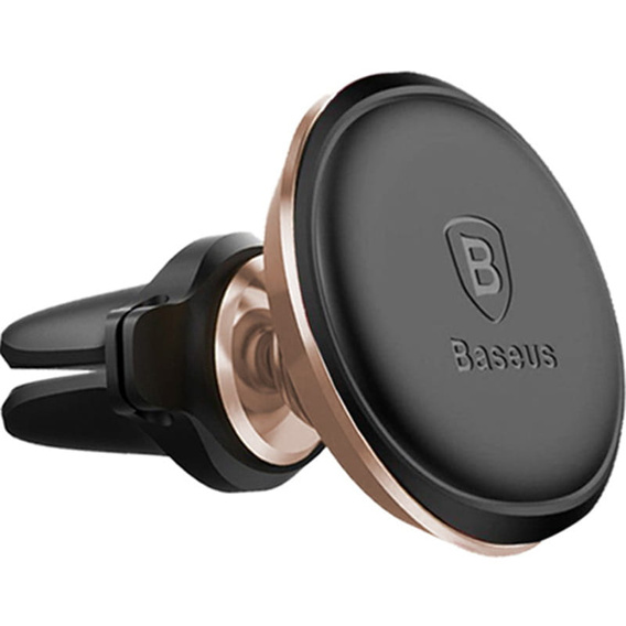 Magnetyczny uchwyt samochodowy Baseus do kratki nawiewu - różowe złoto