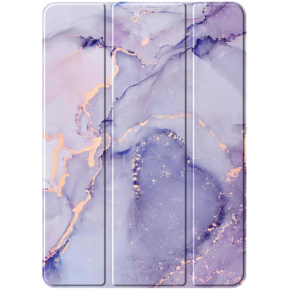 Etui Smartcase Hybrid do Lenovo Tab M11, z miejscem na rysik – fioletowe Marble