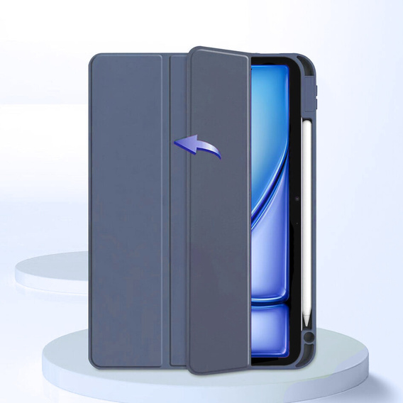 Etui do iPad Air 11" 2025/2024 (7/6 gen.), Smartcase Hybrid, z miejscem na rysik, fioletowe