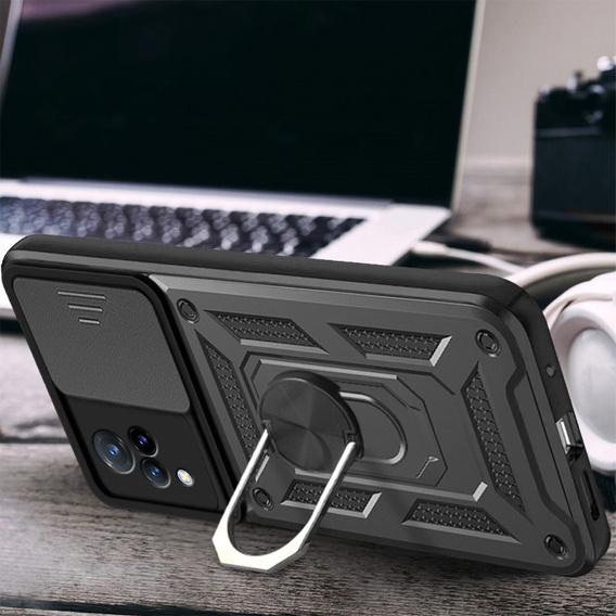 Etui pancerne do Vivo V21 5G, CamShield Slide, czarne