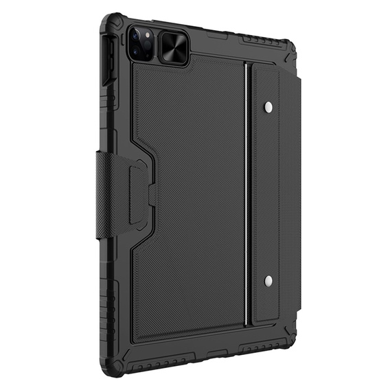 Etui z klawiaturą do iPad Pro 12.9" 2022/2021/2020 (6/5/4 gen.), NILLKIN Bumper Pen Slot, czarne
