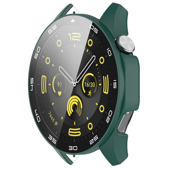2w1 Etui + Szkło Hartowane do Huawei Watch GT 4 46mm, Zielone