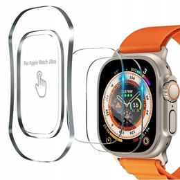 2x Szkło Hartowane z ramką do montażu ERBORD do Apple Watch Ultra 1/2/3 49mm