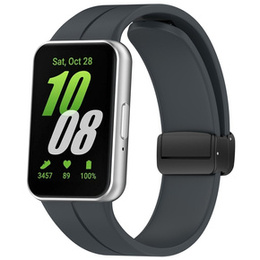Pasek Silikonowy do Samsung Galaxy Fit 3, Szary