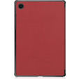 Etui do Samsung Galaxy Tab A8 10.5 SM-X200 SM-X205, Smartcase, bordowe