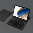 Etui z klawiaturą do Samsung Galaxy Tab A8 10.5, Leather Pen Slot, czarne
