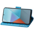 Etui z klapką do Xiaomi Redmi Note 13 Pro 5G, Butterfly, niebieskie