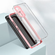 Etui do Samsung Galaxy A14 5G, Fusion Hybrid, przezroczyste / różowe